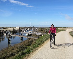 Radreise an die Atlantische Küste in der Gegend von La Rochelle