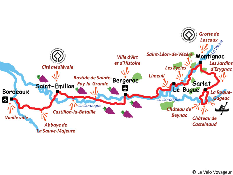 Cycling holiday from Bordeaux vineyards to Dordogne castles | Le Vélo ...
