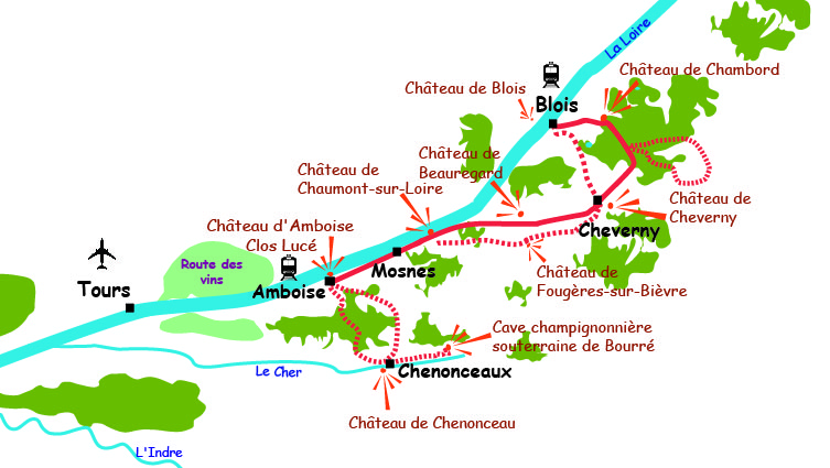 Loire Valley: 3 day bike trip in Loire Valley - a cycling tour between ...